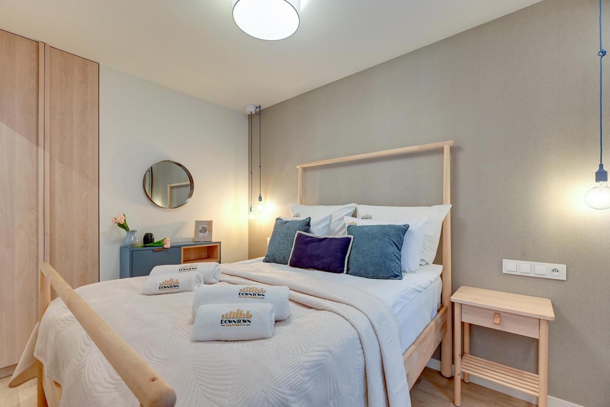 Waterlane Island - Riverview Pool, Spa, Gym & Parking By Downtown Apartments Danzig Exterior foto