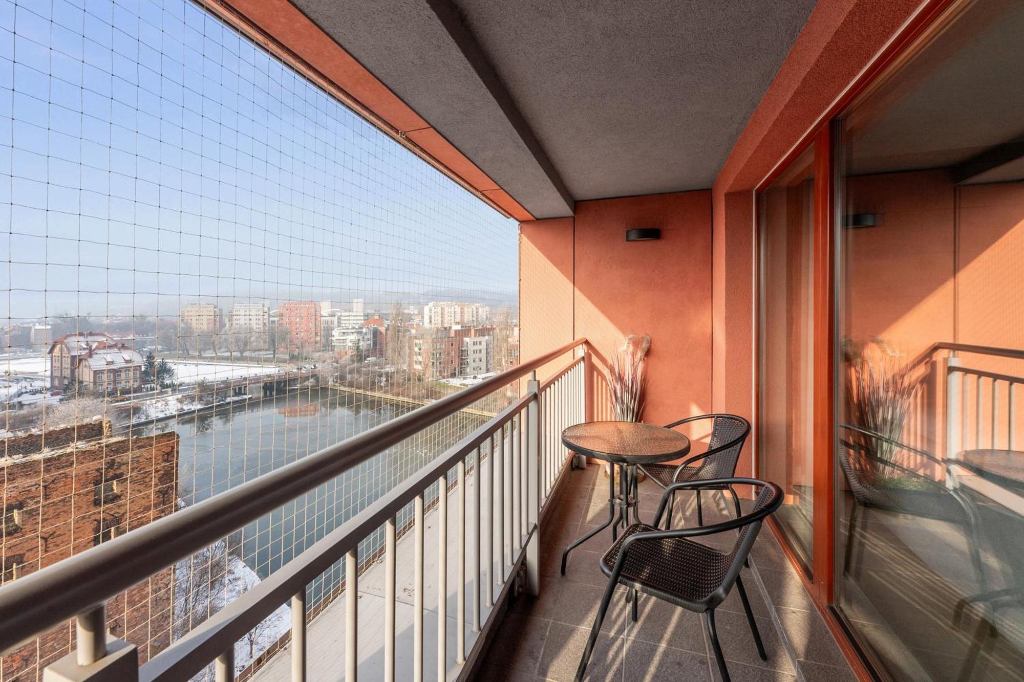 Waterlane Island - Riverview Pool, Spa, Gym & Parking By Downtown Apartments Danzig Zimmer foto