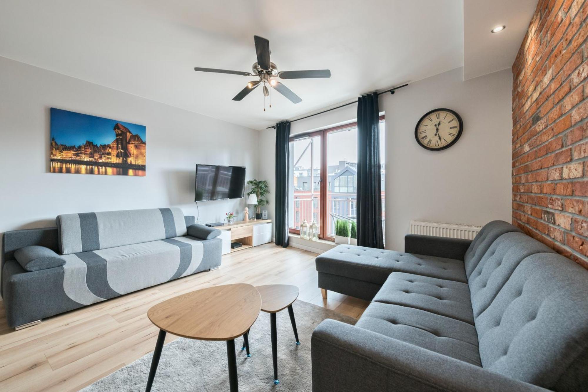 Waterlane Island - Riverview Pool, Spa, Gym & Parking By Downtown Apartments Danzig Zimmer foto