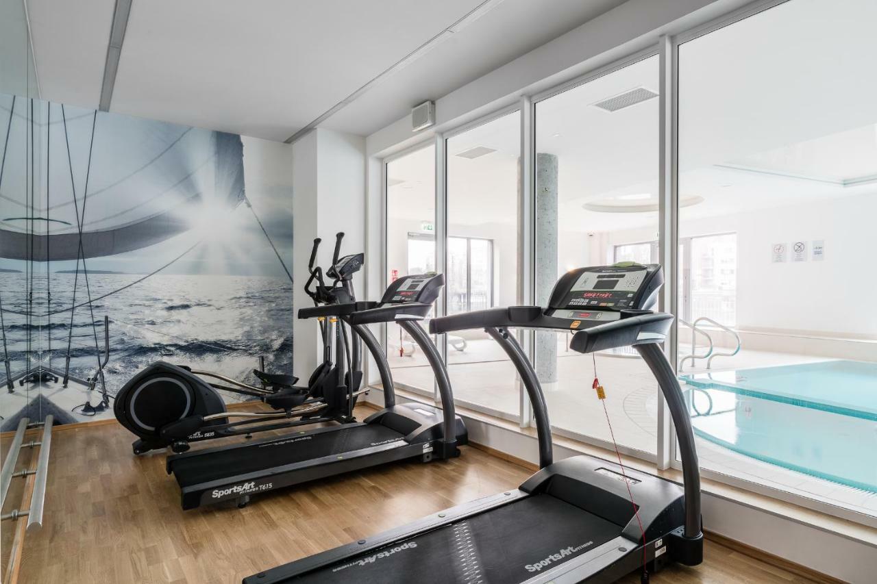 Waterlane Island - Riverview Pool, Spa, Gym & Parking By Downtown Apartments Danzig Exterior foto