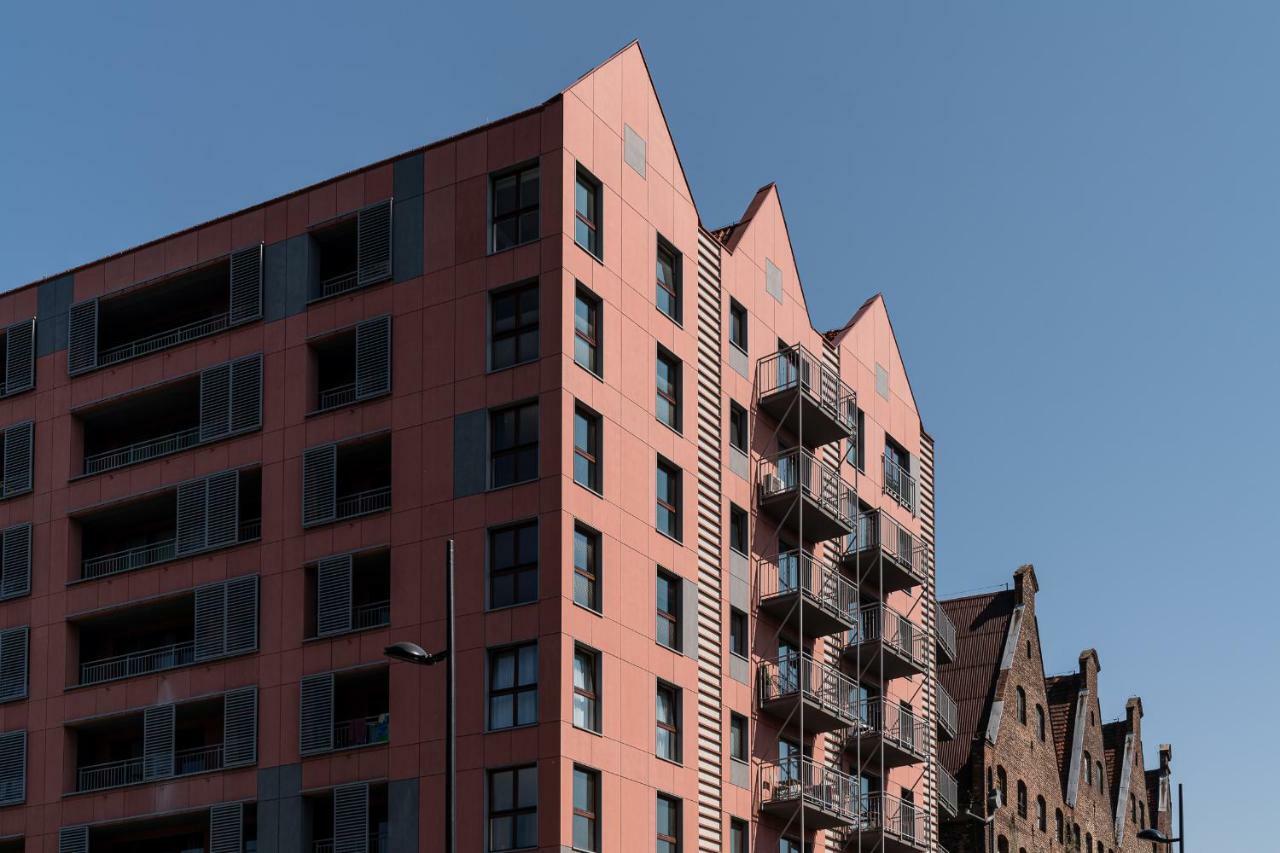 Waterlane Island - Riverview Pool, Spa, Gym & Parking By Downtown Apartments Danzig Exterior foto